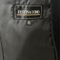 FESTINA UOMO メンズ　チェスターコート　コート　黒　ブラックの画像