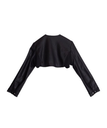 服/ファッション AMERI  FAKE LEATHER BOLERO