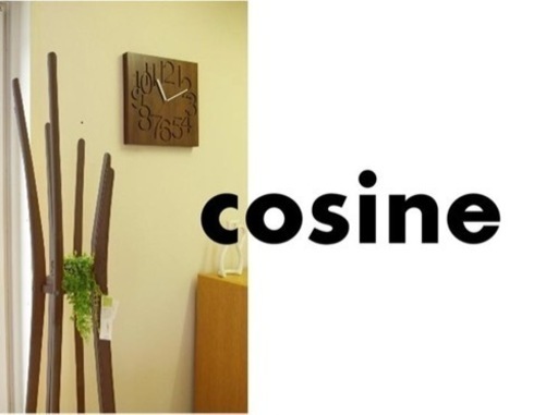 【新品未使用】MUKU時計(大) cosine 掛け時計 ウォールナッツ