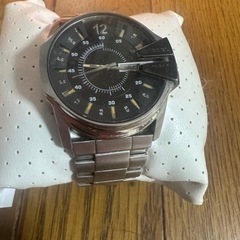 ディーゼル　DIESEL DZ1208 シルバー　実動品の画像