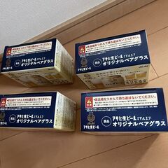 アサヒ生ビール　マルエフ　オリジナルペアグラス　４パックの画像