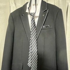 【卒業式や式典用】サテントリミングジャケットフォーマルセットスー...