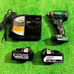 HITACHI/ヒタチ/日立 インパクトドライバーセット コード...
