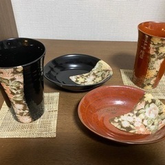  新品　小鉢と湯呑みセット　