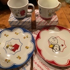 スヌーピー食器③お皿セット(未使用)(6\10まで)