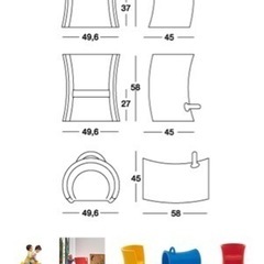 キッズチェアー　Magis Trioliの画像