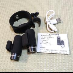 1台5役！キャンプライト　指 足嵌め　靴 帽子 手腕掛け ledライト 懐中電の画像