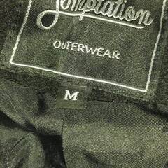 TEMPTATIONテンプテーション　チェスターコート　黒　メンズＭの画像