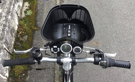＜整備済・美品車＞ジュニア自転車26インチ・ LEDライト・ブルー・シマノ外装6段変速・鍵付き・お掃除済みですぐ乗れます♪