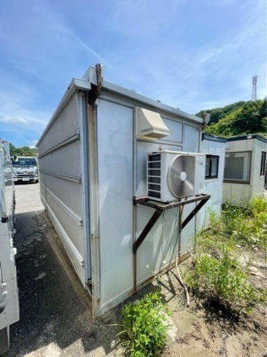 拡張プレハブ 5.5坪 折り畳み式 倍のサイズになります。オオマチハウス