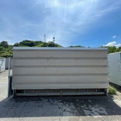 拡張プレハブ 5.5坪 折り畳み式 倍のサイズになります。オオマチハウスの画像