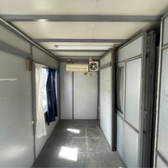 拡張プレハブ 5.5坪 折り畳み式 倍のサイズになります。オオマチハウスの画像