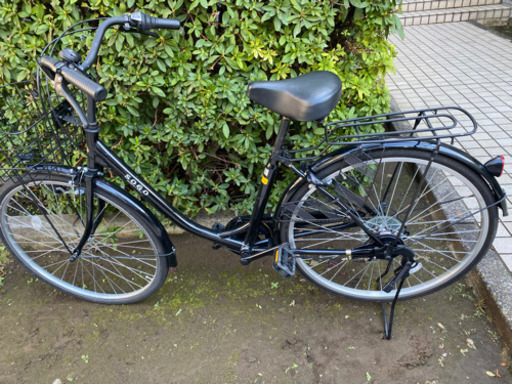 黒　変速付き自転車