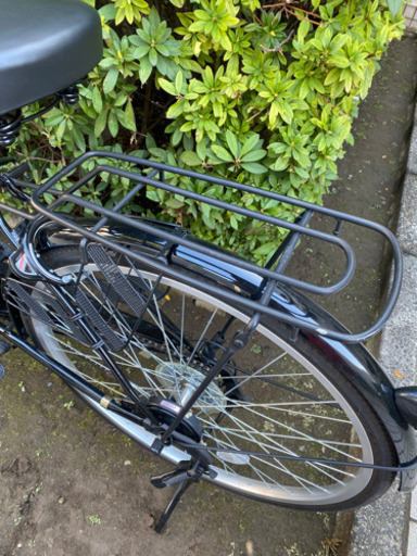 黒　変速付き自転車