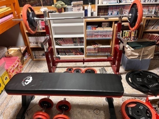 ベンチプレス　バーベル　ダンベル　セット