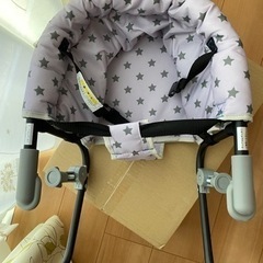 ベビーチェア折りたたみ式の画像
