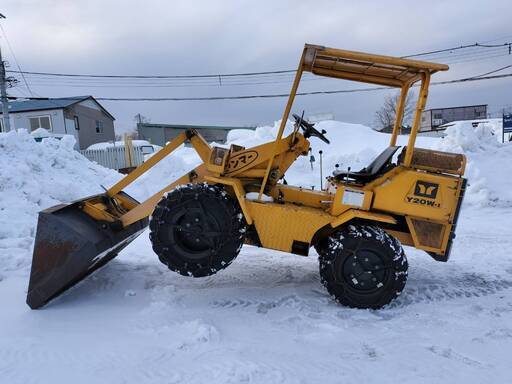 【商談中】動作OK　小型ホイールローダー　ヤンマーY20W　タイヤショベル　ジョブサン　ボブキャット　スキッドステアローダー　除雪車　除雪機