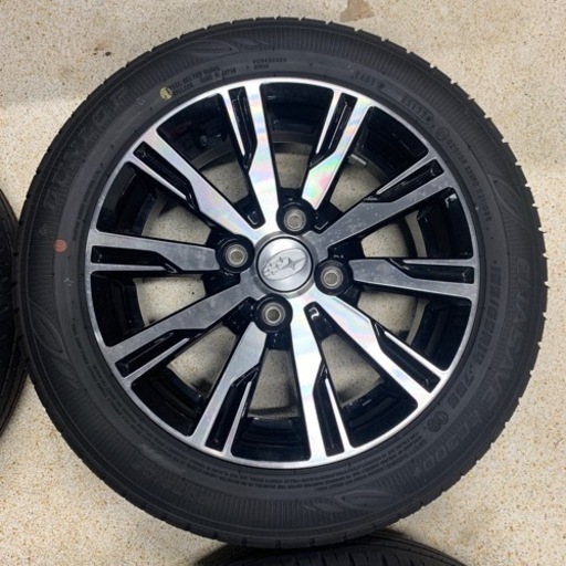 祝成約☆現行ステラ、シフォン純正タイヤホイールセット☆新古車より取り外し☆