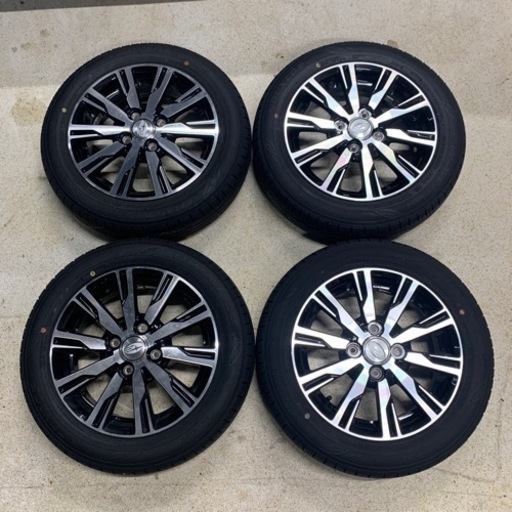 祝成約☆現行ステラ、シフォン純正タイヤホイールセット☆新古車より取り外し☆