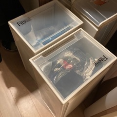 【２個】衣装ケース①　幅39×奥行74×高さ30cmの画像