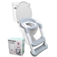 ステップ式補助便座　トイレトレーナー