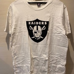 Tシャツ(白・L・NFL/レイダース)