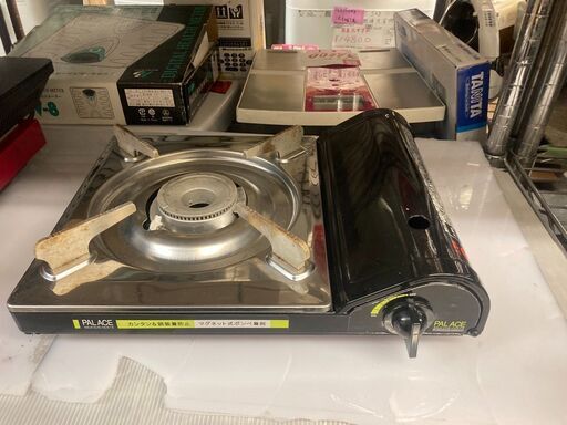 ☆中古￥2,300！小池化学　カセットコンロ　家電　2017年製　PV-35M-DQ型　【BB192】
