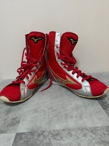 お話中。ミズノボクシングシューズ