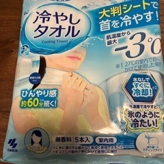 部活大会などにピッタリ！小林製薬　冷やしタオル　20本🧊の画像