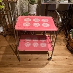 昭和レトロワゴン 折りたたみ キャスター付 レトロポップ