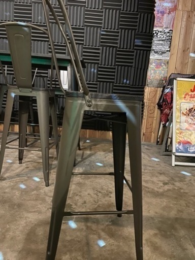 値下げしました☆ BAR開業必見！欧風カウンターチェアテーブルセット