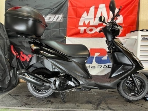 お話し中。アドレス125s リミテッド　防犯アラーム標準装備　綺麗