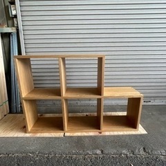 オープンシェルフ 配達可（条件有） 無印ｽﾀｯｷﾝｸﾞｼｴﾙﾌ風の画像