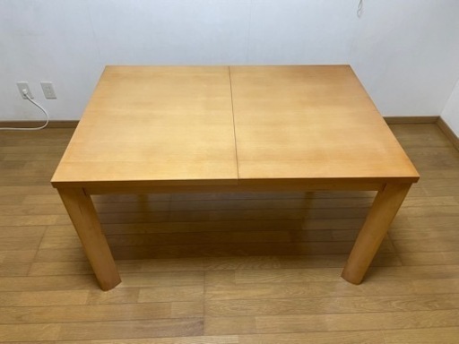 ダイニングテーブル（木製:サイズ可変式）