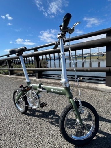 ルノーの　折りたたみ自転車　14インチ　室内保管