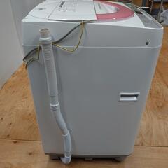 シャープ 全自動洗濯機 ES-GE60R-P 6.0kg 16年製の画像