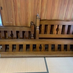 二段ベッド　木製の画像