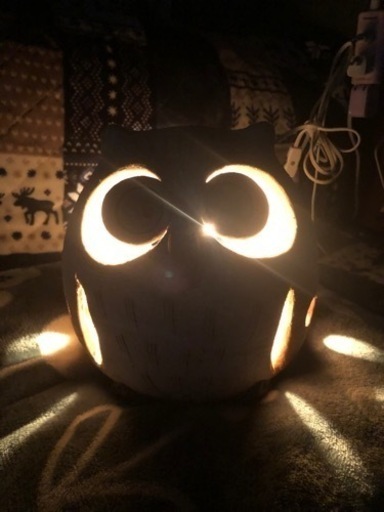 美品  フクロウ置物㉚