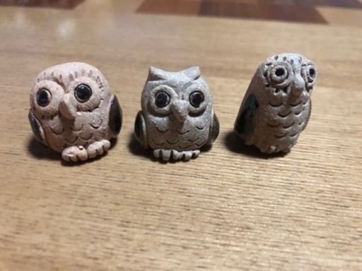 フクロウ置物㊳