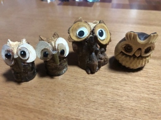 フクロウ置物㊴