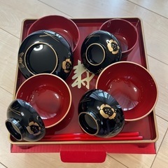 お食い初め　お椀セットの画像