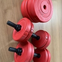 取引中★ダンベル10キロ2個　20キロ　ウエイトトレーニング