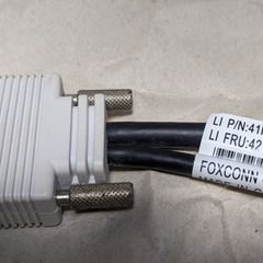 ⬛周辺機器⬛IBM 41R3362 DMS59 から 1-VGA および 1-DVI スプリッターへの 42Y8183 L10254 DMS-59 ドングル ケーブルの画像