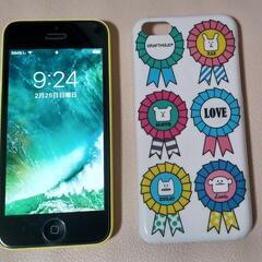 ドコモ iphone 5c イエロー