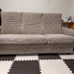 ※取引き者決定済(キャンセル待ちは受け付けます)【無料】三人掛けソファ　※搬送補助&搭載できる車を手配できる方限定の画像