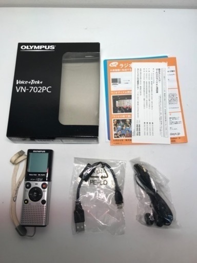 A2402-717 OLYMPAS VoiseTrek VN-702PC 通電確認済み 取説なし 電池を入れての動作確認はできてません 中古 ジャンク