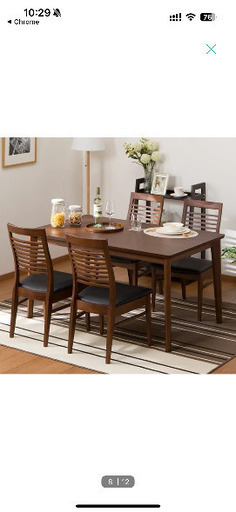 ダイニングテーブル＆椅子 5点セット