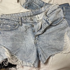 デニムショートパンツ　Ｌ-ＬＬの画像