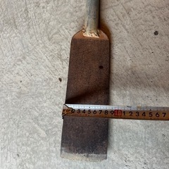 自然薯掘り　鉄パイプ柄　2.2メートル  根切り　農具　畑　山芋　ケレンの画像