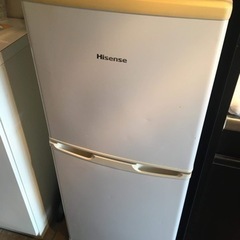 Hisense2ドア冷蔵庫106L(2014年製)